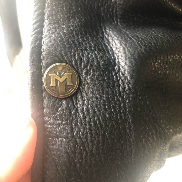 Disney 2000 Millennium Leather Varsity Bomber Jacket Mickey Mouse Sz L Rare - Picture 10 of 16